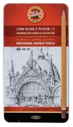 Koh-I-Noor Ołówek grafitowy 8B-2H zestaw 12 szt