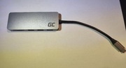 Green Cell HUB USB-C 7 w 1 (3x USB 3.0, HDMI 4K, USB-C PD, SD/microSD)