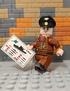 Minifigurka WW2 Niemiecki Kapitan Uboot łodzi Wojsko klocki LEPIN no.132