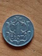 monety RP II 1zł 1929r., 50gr. 1923r., 10gr 1923r