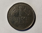 Niemcy 1 marka, 1971 r. Znak menniczy „J” - Hamburg (S138)