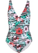 Strój kąpielowy 36 jednoczęściowy wielokolorowy wiązany z tyłu OKAZJA