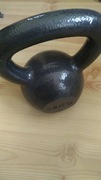 Kettlebell żeliwny 12kg kettle hantel obciążenie odważnik do ćwiczeń