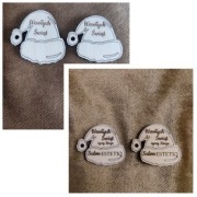 Czapka Mikołaja grawer Wesołych Świąt 30szt.