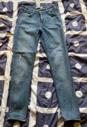 Niebieskie jeansy Levis Strauss & Co. Vintage High Rise Skinny - Jak Nowe