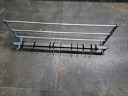 Wieszak ścienny PRL metalowy Stojadła z półką