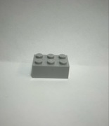 Lego NOWE klocek 2x3 jasny szary 1 szt