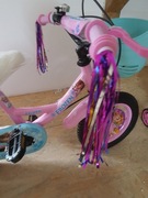 Rowerek ROWER FROZEN 12"  FRĘDZELKI