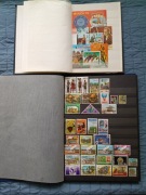 Kolekcja 3 klasery znaczki kasowane Afryka, Azja