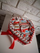 Serce kinder box prezent