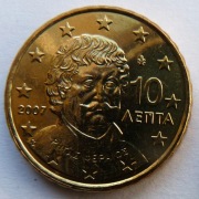 GRECJA  2007 10 CENTÓW UNC !!!!!!!!!!