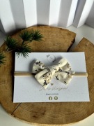 Lniana opaska bezuciskowa – Boho