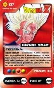 Karta DRAGON BALL Z - Gohan SSJ2 - 07