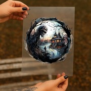 Naprasowanka Halloween Aplikacja żelazkiem 10 cm 