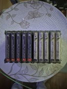 Dwa zestawy kaset magnetofonowych. Stan bardzo dobry 