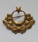 Odznaka kokarda ozdobna do czapki wojskowej,symbol turecki