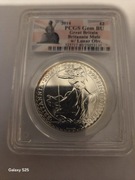 Srebrna moneta Brytannia się specjalna edycja  tzw. " mule "  