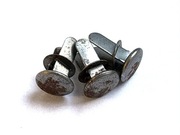 Nity do Hełmów Niemieckich M35, M40, M42 - Zestaw 3 Nity + Podkładki