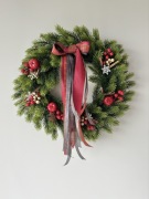Wieniec duży XL na drzwi wianek na ścianę zimowy zima święta christmas