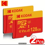 Micro SD 128GB U3 V30 marki Kodak 2 sztuki oryginalne nowye karty pamięci 