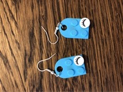 Kolczyki Lego klasyczne z oczkami