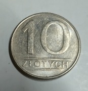 Moneta 10 zł 1988 rok . Nie czyszczona.