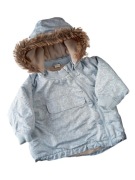 H&M kurtka, parka z odpinanym kapturem 86, 12-18 miesięcy