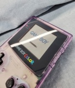 Nintendo Game boy Gameboy Color Clear Purple GBC Japonia + gratis