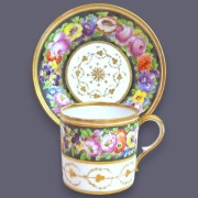 Filiżanka Cylindryczna Litron Empire Vieux Paris 1800-20
