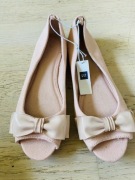 Buty czółenka Gap pudrowy róż rozm. 38 + GRATIS