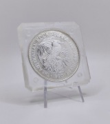 Srebrna moneta 1oz Kookaburra 1990 5$ Australia .999 Ag, mennicza