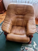 kanapa i dwa fotele skóra naturalna - meble bydgoskie