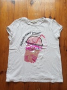 t-shirt dziewczęcy140 George biały