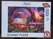 Puzzle 1000 el. Schmidt, " Camping " .