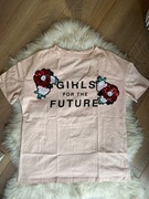 Koszulka pudrowy róż rozmiar M