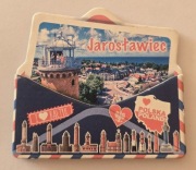 Magnes na lodówkę JAROSŁAWIEC Morze Bałtyckie Ustka Kołobrzeg Gdańsk (42) 