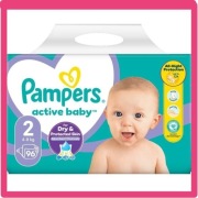 Pieluszki Pampers Active Baby 2 4-8 kg 96 szt. 