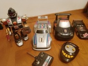 Auta zdalnie sterowane i robot. Zestaw.