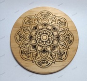 Drewniana podstawka pod kubki filiżanki szklanki unikatowe wzory