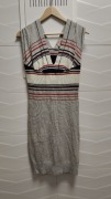 Sukienka Tommy Hilfiger r. XS szara bawełna