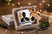 Smieszny prezent dla elektryka kubek dla zlotej raczki taty wujka elektryk