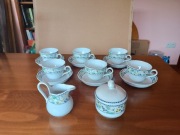 Komplet do kawy/herbaty dla 4 osób - niemiecka porcelana TCM