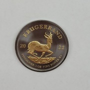 2022 RPA KRUGERRAND ANTYLOPA  Ag/Au 999 RUTEN BLACK ENIGMA 1oz 