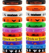 Gumowe bransoletki Halloween – różne wzory i kolory