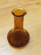 Wazonik miodowo/bursztynowy. PRL.