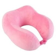 Poduszka podróżna różowa