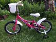 Rowerek dla dziewczynki UNIBIKE Daisy 16" z kółkami bocznymi