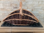 Kosz wiklinowy kominkowy na drewno 