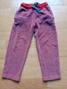 Ciepłe welurowe spodnie dresowe r. 110