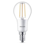 4 Żarówki PHILIPS LEDClassic 4,5W | 40W P45 E14 WW CL D 1BC/4
